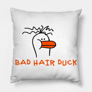 Bad Hair Duck Pillow