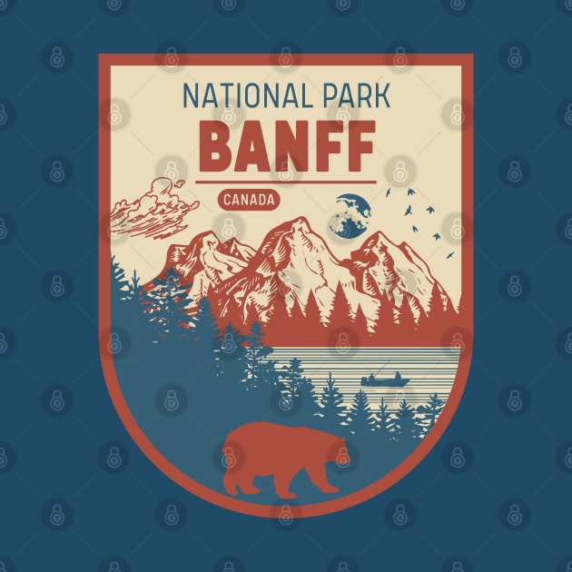 Retro Banff National Park by Alexander Luminova