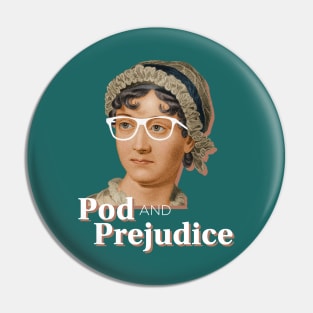 Pod and Prejudice Logo Pin