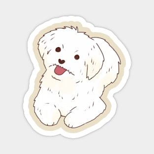 Maltese illustration Magnet