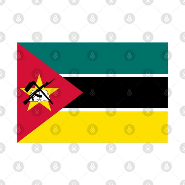 Flag of Mozambique by COUNTRY FLAGS