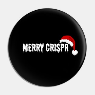 Merry Crispr! Christmas time, biotechnology, pcr Pin