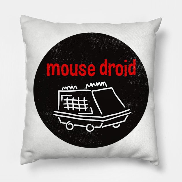 Mouse Droid Pillow by blairjcampbell