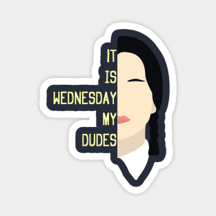 It is Wednesday my dudes retro meme Magnet