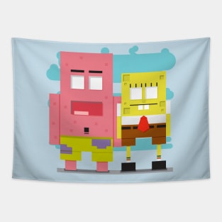 The sponge BOB & Patrick star Tapestry