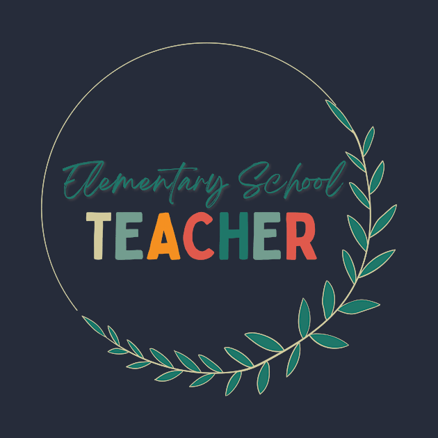 Elementary School Teacher by Blue Raccoon Creative