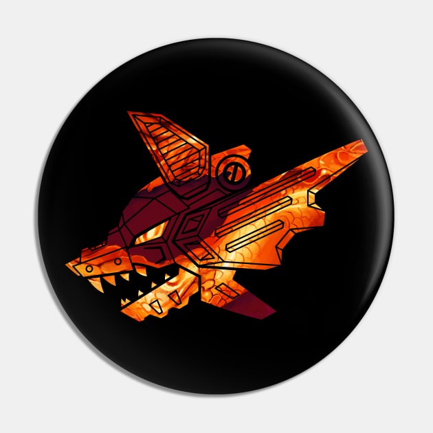 Mecha Robot Wolf | Dragon's Breath Pin by MaiasaLiger