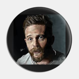 Tom Hardy Portrait Pin