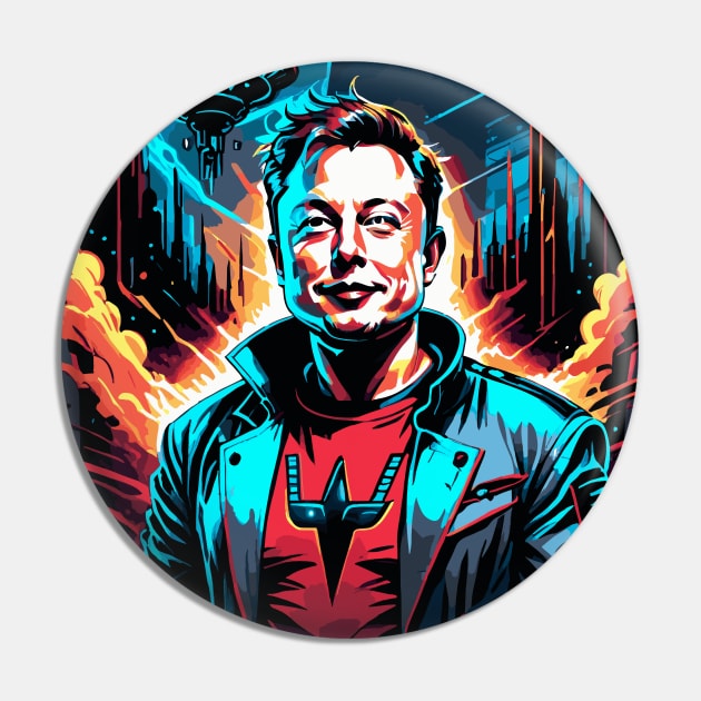 Musk 2077 Pin by BYVIKTOR