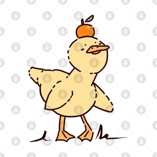 Little Orange Duck by Sketchyleigh