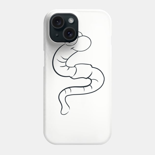 Worm Shirt Phone Case by Illoostrader