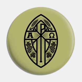 Monogram of Jesus Christ - Chrismon Pin