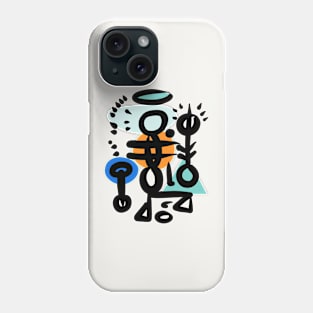 African Graffiti Dancer Abstract Phone Case