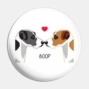 Jack Russel Terrier Dog Boop I Love You Pin