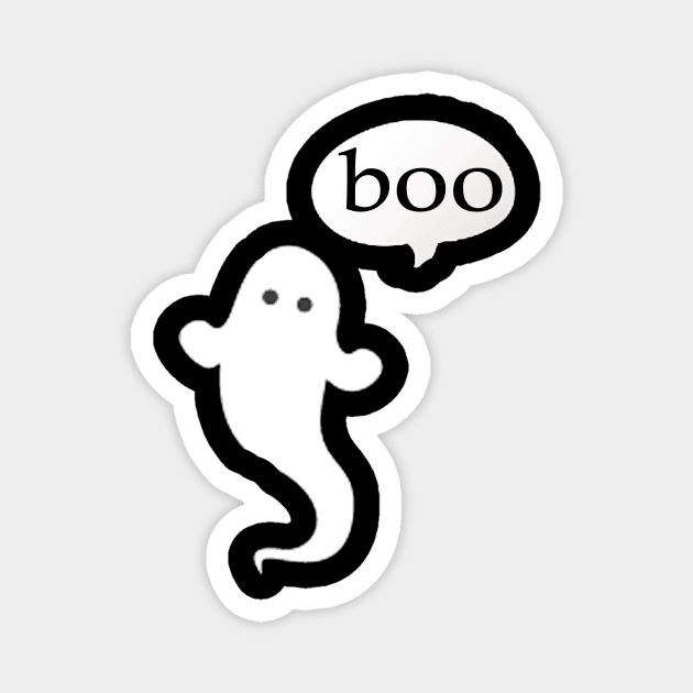 Boo ghost Magnet by elmouden123