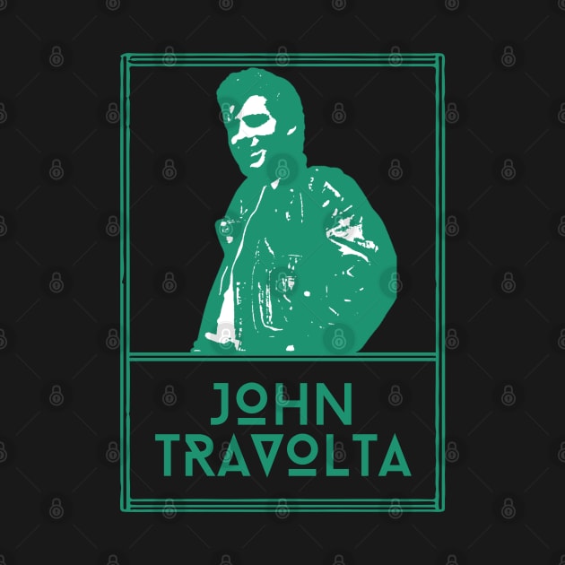 John travolta\\80s retro fan artwork by MisterPumpkin