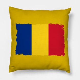 romanian flag Pillow