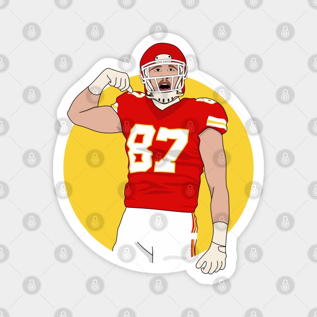 Kelce the tight end Magnet by rsclvisual