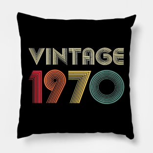 Womens 52Nd Birthday Gift Idea Vintage 1970 Pillow