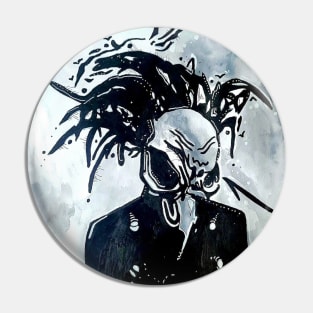 The Raven Man Pin