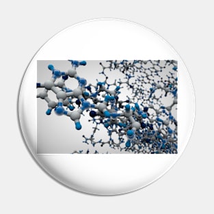 Peptide self-assembly and DNA, illustration (C030/8644) Pin