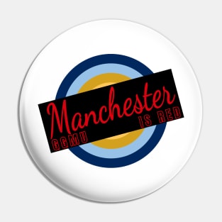 red is manchester Pin