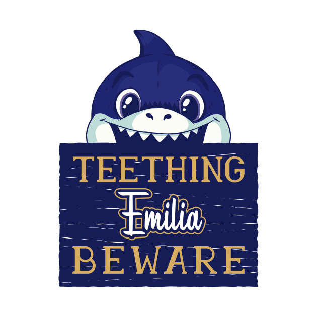 Emilia - Funny Kids Shark - Personalized Gift Idea - Bambini by Bambini