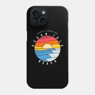 Ocean Isle Beach, NC Stained Glass Sunrise Summertime Phone Case