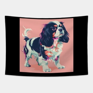 English Setter in 80's Tapestry