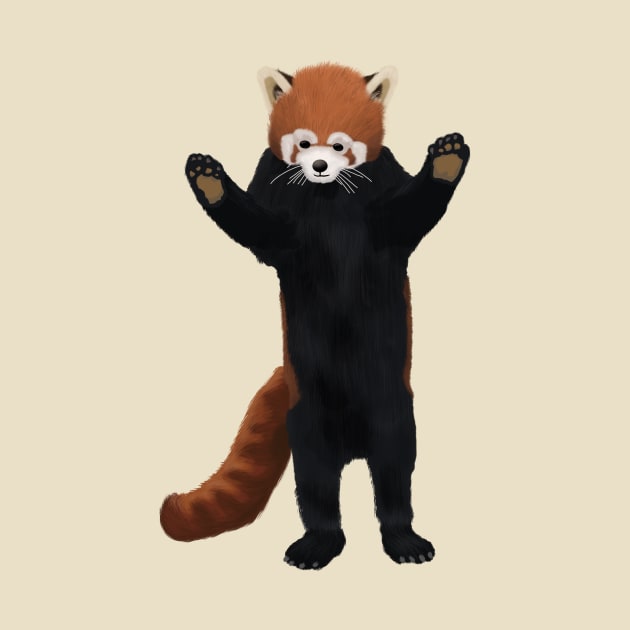 Red panda by 752 Designs