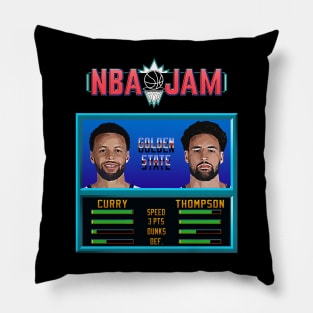 NBA JAM - Warriors Basketball Pillow