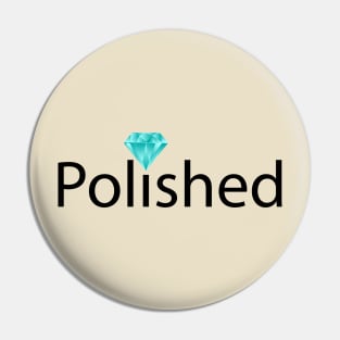 Polished artistic typography design Pin