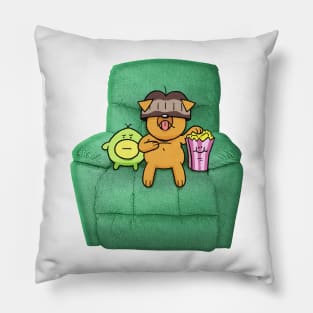 armchair bowlcut Pillow