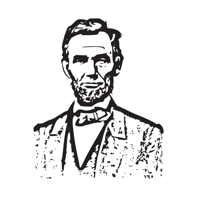 Abraham Lincoln Abstract Art by BruceALMIGHTY Baker