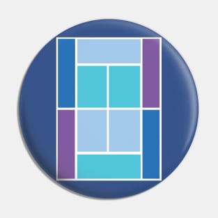 TENNIS COURT COLOR PALETTE Pin