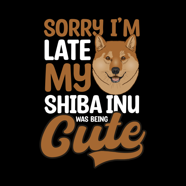 Shiba Inu Shirt | Was Beeing Cute by Gawkclothing