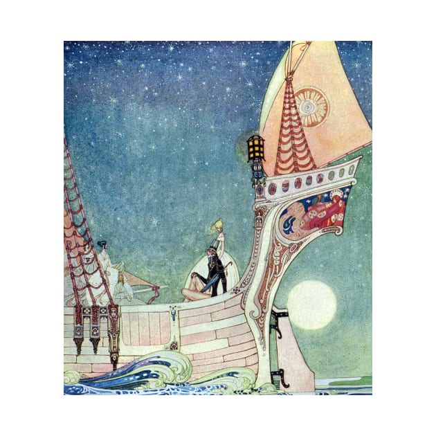 The Man Who Never Laughed by Kay Nielsen by vintage-art