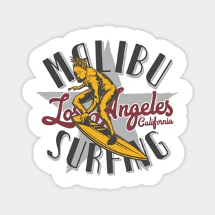 Malibu surfing Magnet