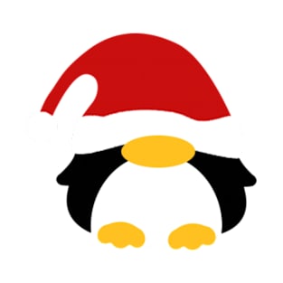 Christmas and Penguin T-Shirt