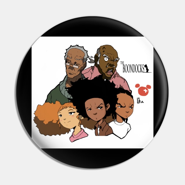 The Boondocks Pin by Tazartist