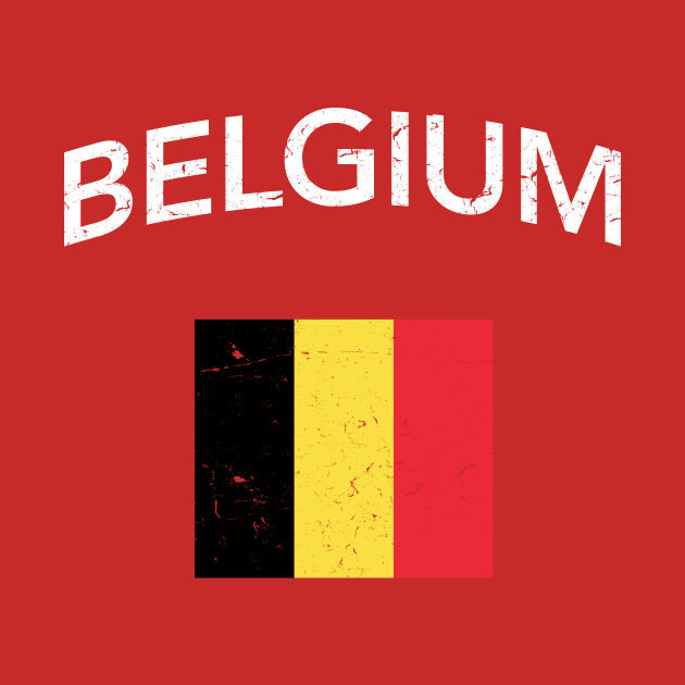 Belgium Belgian Vintage Flag by vladocar