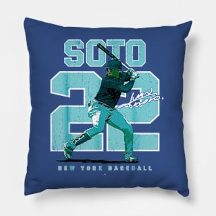 Soto 22 NYC baseball Pillow