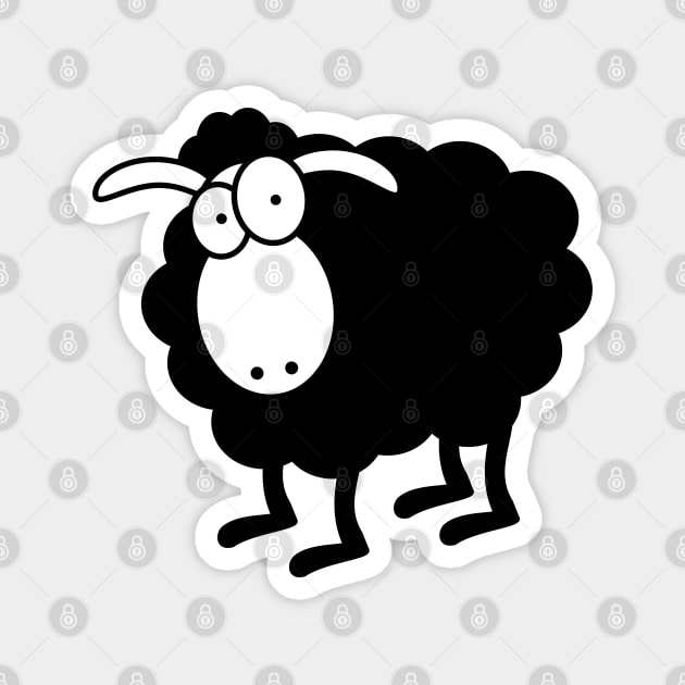 Black Sheep Magnet by Warp9