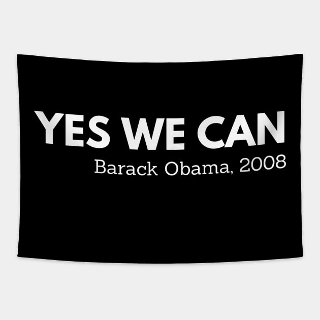 Yes we can,  Barack Obama,  Black History Tapestry by UrbanLifeApparel