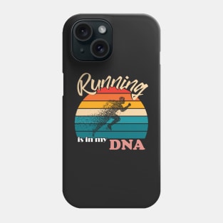 Running Is In My DNA Vintage Cross Country Running Phone Case