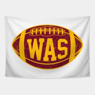 WAS Retro Football - White Tapestry