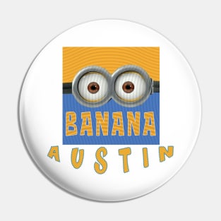 MINION BANANA USA AUSTIN Pin