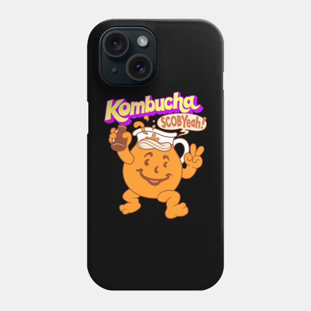 SCOBYeah! Kombucha Phone Case by dreambeast.co