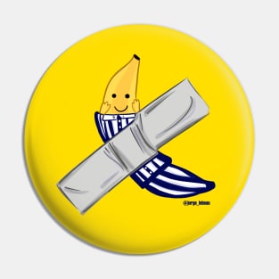 duct tape banana in pijama ecopop Pin