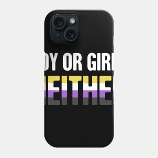 Funny Non-Binary Pride | Gender Identity Genderqueer Phone Case